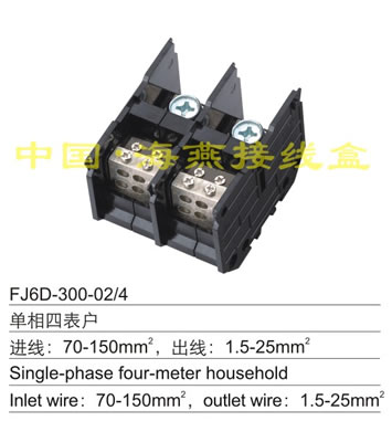 FJ6D-300-02/4 单相四户表